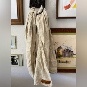 WildBird Ring Sling Single Linen in Swallow w/Black Rings | Regular Length